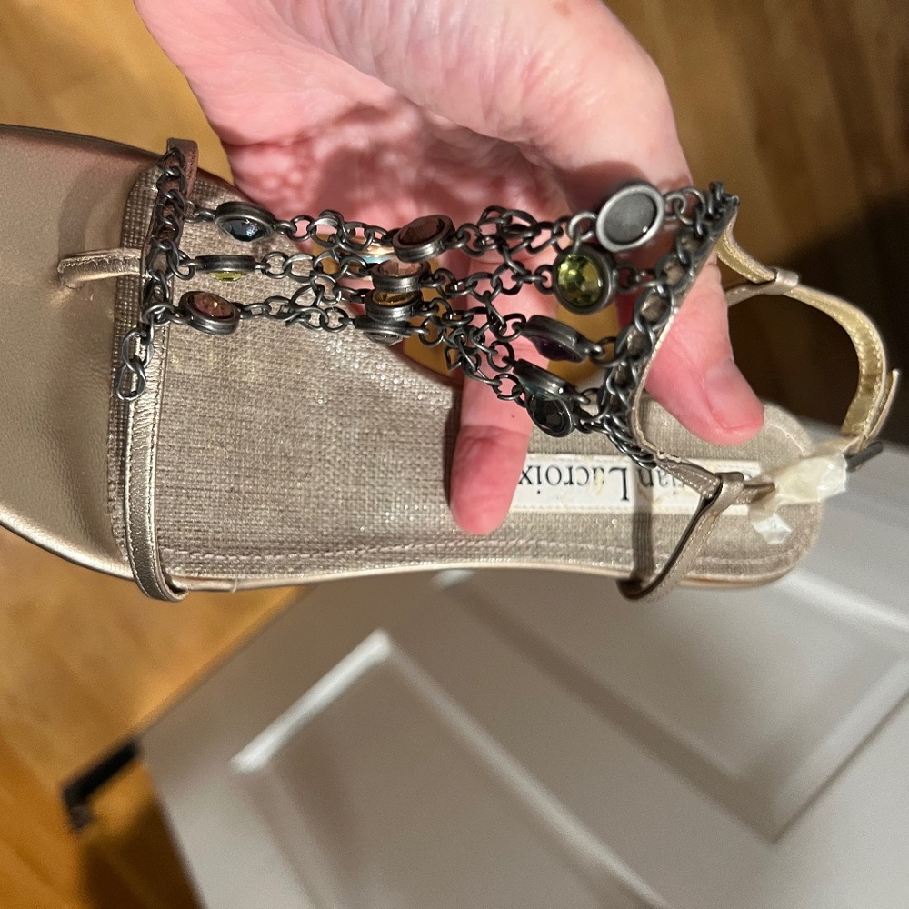 Christian Lacroix never worn sandals size 39